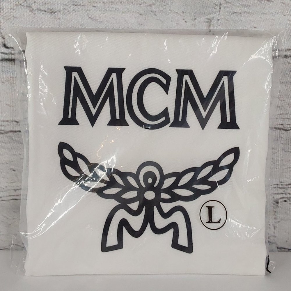 'MCM' LOGO DRAWSTRING COTTON DUST BAG LARGE 20×21 Inch
